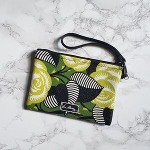 Vera Bradley Floral Leather Wristlet